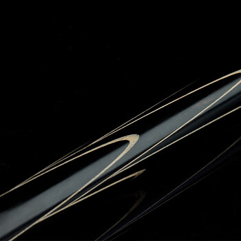 LP台球杆BEC-2黑八小头斯诺克黑8中式八球16彩中头桌球杆勇冠 10mm