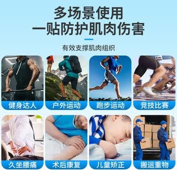 LP运动员专用肌肉贴预分切运动绷带胶带肌内效贴布肌力篮球膝盖