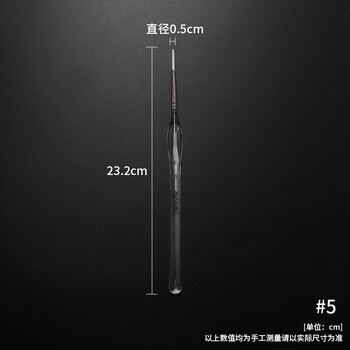 【全网低价】蒙玛特(Mont Marte)勾线笔5号 画笔勾线笔美术套装绘画颜料画画笔 尼龙软头描线笔描边笔勾勒笔套装MPB0185美术写生