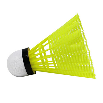 红双喜DHS耐打训练尼龙羽毛球塑料胶练习羽球6只装黄色EG60Y 红双喜DHS耐打训练尼龙羽毛球塑料胶练习羽球6只装黄色EG60Y