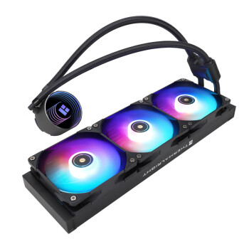 Thermalright(利民) Frozen Notte 360 BLACK ARGB冰封魔境 360水冷 一体式水冷散热器 多平台FN360 BLACK ARGB
