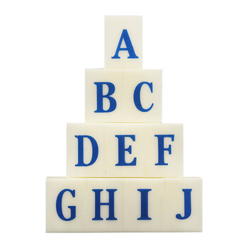 亚信NO.043（加大） 英文组合号码印章 英文活字印可调自由组合 价格标价号码机