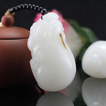 和田玉製貔貅（ヒキュウ) 絶品和田白玉貔貅（ひきゅう）トップ