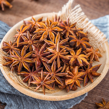 足干八角大料大茴香无硫新货大红500g调料