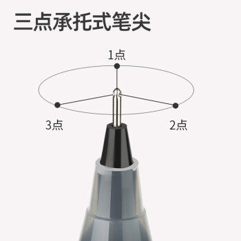 百乐（PILOT）BL-P700 0.7mm 考试/财务用笔 中性笔顺滑针嘴签字笔 黑色 5支装