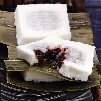 fghgf 绍兴嵊州三界大糕豆沙糕蒸米糕发糕早餐点心传统手工糯米糕点