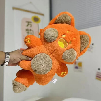 缘百年恶魔嘟嘟猫公仔猫咪玩偶毛绒玩具天使男女生 橙色嘟嘟猫 90厘米