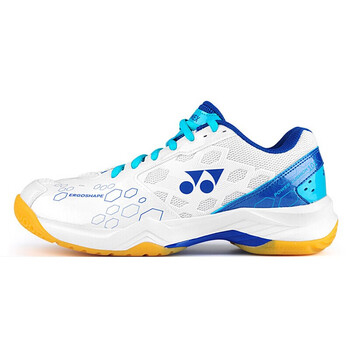 YONEX尤尼克斯羽毛球鞋yy男女同款训练透气缓震SHB101CR 白蓝 38 YONEX尤尼克斯羽毛球鞋yy男女同款训练透气缓震SHB101CR 白蓝 38