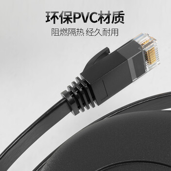 CNCOB可伸缩网线便携式六类千兆笔记本电脑高速收缩网络连接跳线1.8米 CN-2003-SS