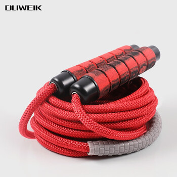 杜威克多人跳绳大长摇绳集体亲子儿童中小学生成人健身团建加粗棉绳5米