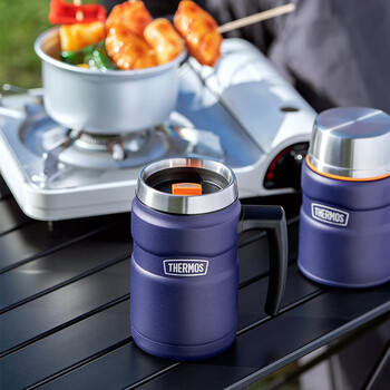 THERMOS焖烧杯520ml保温汤壶316钢保温饭盒保温桶宽口水杯TSK2-520S NVB