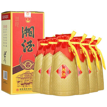 湘酒52度浓酱兼香型 500ml*6瓶 54度凤凰情湘酒窖藏15浓酱兼香型白酒