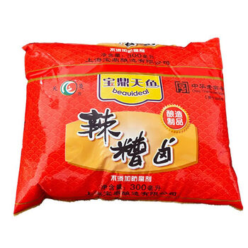 宝鼎天鱼糟卤三年陈糟香糟卤:辣糟卤醉卤泡椒卤糟毛豆泡椒鸡爪 300ml