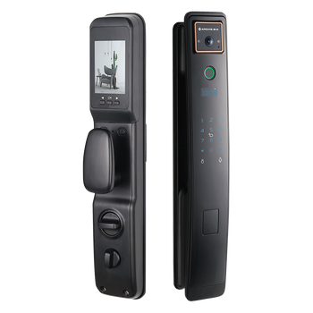 雅洁指纹锁家用防盗门密码锁电子锁远程开锁可视猫眼智能门锁a600