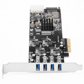 魔羯（MOGE）PCIE x4转4口USB3.0四口独立通道USB3.2 Gen2扩展卡 工业相机20Gbps高速传输MC2025
