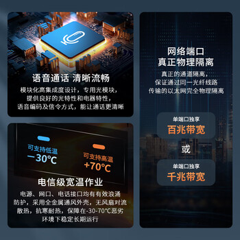netLINK综合业务光端机 8路E1+8路电话+8路磁石+2路千兆+4路百兆物理隔离一对HTB-8E1-8P8C2GE4FEV-20KM