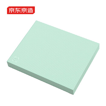 京东京造 平衡垫平板支撑核心训练垫50*40cm瑜伽健身防滑6cm加厚垫绿