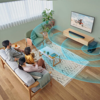 索尼（SONY）HT-S400 2.1 声道 杜比音效 大功率独立低音炮  回音壁 Soundbar S350升级款 电视音响