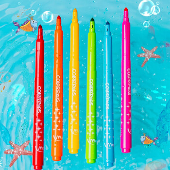 马培德(Maped)【热卖商品】可水洗儿童水彩笔 幼儿小学生绘画彩色笔 初学彩绘涂鸦画笔 845055CH【24色/塑盒装】 马培德(Maped)【热卖商品】可水洗儿童水彩笔 幼儿小学生绘画彩色笔 初学彩绘涂鸦画笔 845055CH【24色/塑盒装】