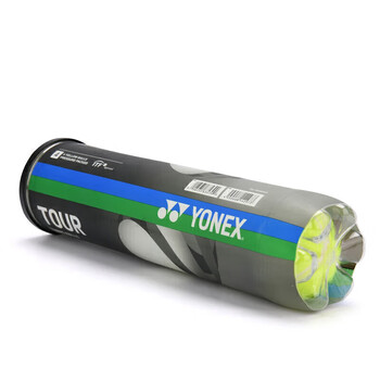 YONEX尤尼克斯网球比赛训练高弹力耐打大赛专用有压球4个装TBTR4黄色