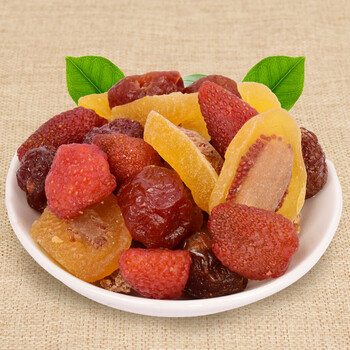 北京特产蜜饯果脯果干500克苹果脯桃脯杏脯海棠脯零食小吃500克山楂脯