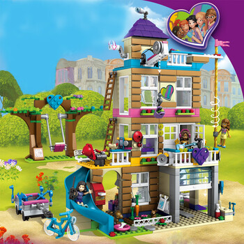 乐高lego心湖城俱乐部女孩子系列拼装积木温莎城堡41130游乐场大