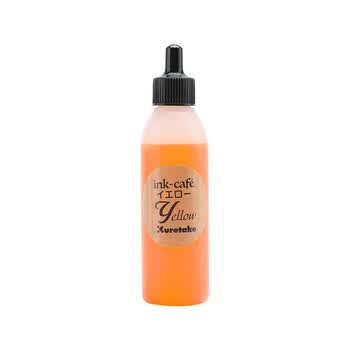 吴竹（KURETAKE）日本进口文房具2021特等奖ink-cafe我的墨水DIY水性染料墨水黄色ECF160-502