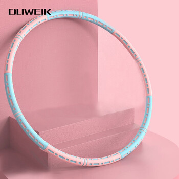 杜威克负重呼啦圈收腹腰部运动儿童成人塑形可拆卸调节美腰健身圈蓝粉色 杜威克负重呼啦圈收腹腰部运动儿童成人塑形可拆卸调节美腰健身圈蓝粉色