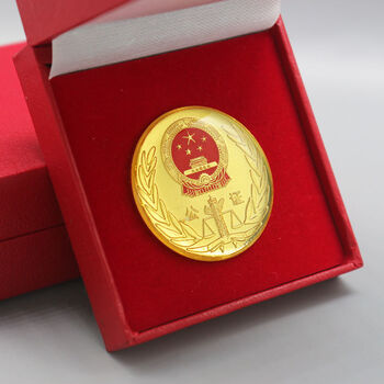 5cm胸针 公证徽章(3.5cm)别针款