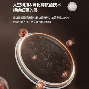 九阳（Joyoung）电热水壶+茶垢剂一盒单发 烧水瓶家用多功能智能电烧水壶开水煲 可调温除氯热水壶 K16ED-W960