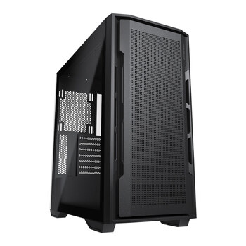骨伽 电脑主机箱 中塔式侧透 支持360水冷 影武者X5 PRO 黑