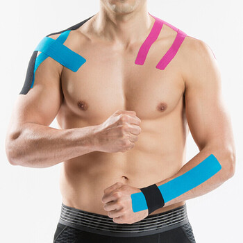 驰动【3卷】肌肉贴运动绷带弹力自粘肌内效贴拉伤胶带肌贴布5cmx5m蓝 驰动【3卷】肌肉贴运动绷带弹力自粘肌内效贴拉伤胶带肌贴布5cmx5m蓝