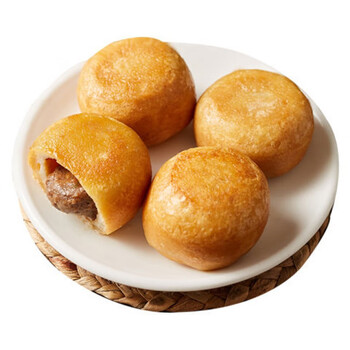 i锡名记无锡玉兰饼无锡特产鲜肉饼早餐手工糯米糕点传统美食小吃 10个