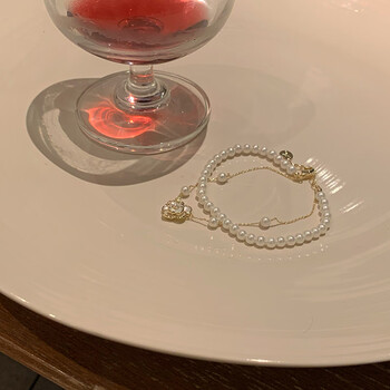 双层珍珠山茶花手链 收纳盒