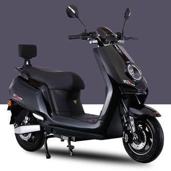 新款大牛n9电动车72v长跑王电动摩托车电瓶车60v两轮电摩黑色72v20ah