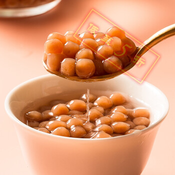 黑糖珍珠芋圆家用手工自制粉圆小包装奶茶原料黑糖珍珠500g2