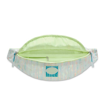 耐克（NIKE）NIKE男女腰包 单肩包斜挎包胸包休闲包FN4248-100白/绿黄均码