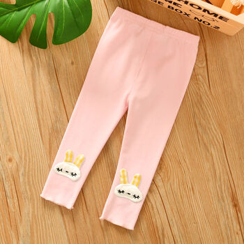 唯坤女宝宝打底裤薄款夏季女03岁2幼婴儿女童纯棉九分裤薄款公主裤子