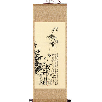 郑板桥竹子水墨画排行- 京东