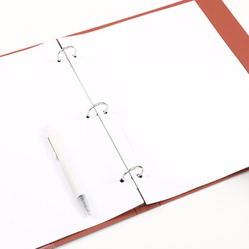 天色 三孔文件夹打孔 a4活页夹插页资料册多功能办公室收纳神器 彩色穿孔大容量加厚强力夹 TS-1620 墨绿