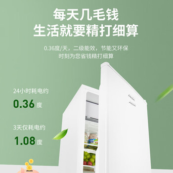 奥克斯（AUX）70升家用单门迷你小型单冷藏保鲜节能冰箱宿舍租房BC-70P128L