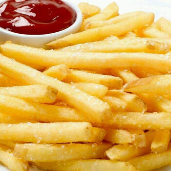 笑脸薯饼冷冻开心薯饼油炸小吃半成品土豆饼薯条薯条1包300克