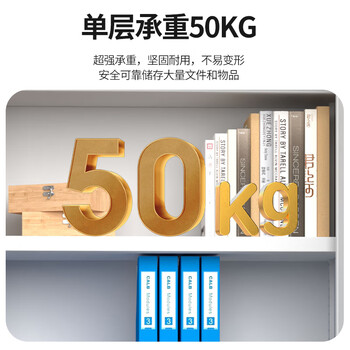 中伟（ZHONGWEI）保密柜档案办公密码钢制防盗柜智能密码锁带把手通双节带抽