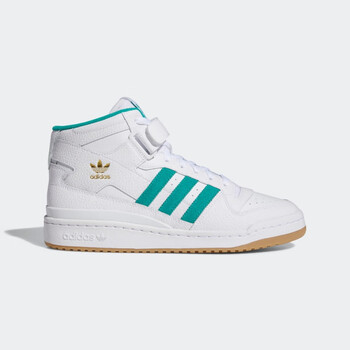 阿迪达斯adidas三叶草男女休闲鞋adidas新款高帮耐磨篮球鞋运动鞋h
