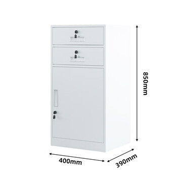 丰龙矮柜档案资料办公家用文件柜带锁储物铁皮抽屉柜850高二斗一门 丰龙矮柜档案资料办公家用文件柜带锁储物铁皮抽屉柜850高二斗一门