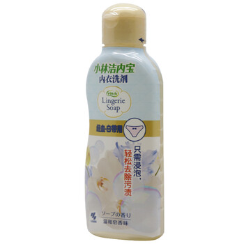 小林制药（KOBAYASHI）洁内宝内衣清洗剂皂香型120ml温和亲肤有效清除血渍男女通用
