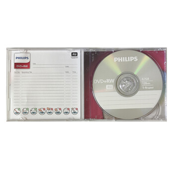 飞利浦(PHILIPS) DVD+RW 可擦写刻录光盘 1片空白光盘光碟 4速4.7G 单片盒装 飞利浦(PHILIPS) DVD+RW 可擦写刻录光盘 1片空白光盘光碟 4速4.7G 单片盒装