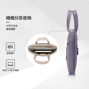 新秀丽（Samsonite）电脑包双肩包女公文包13.3英寸笔记本书包手提包商务旅行 NO1