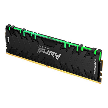 金士顿（Kingston） (Kingston) FURY 16GB DDR4 3200 台式机内存条 Renegade叛逆者系列 RGB灯条 骇客神条