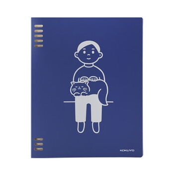 国誉(KOKUYO)Noritake设计师联名学生活页本记事笔记本子B5/40张 蓝色 WSG-RU2XP61B 国誉(KOKUYO)Noritake设计师联名学生活页本记事笔记本子B5/40张 蓝色 WSG-RU2XP61B